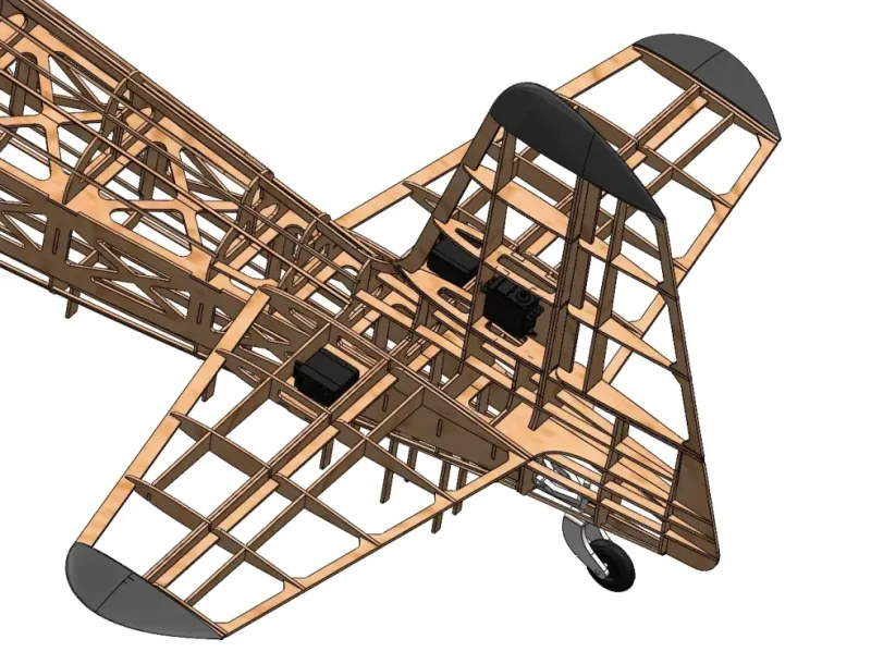 Caudron C640 Typhon 2690mm Lasercut Baukasten